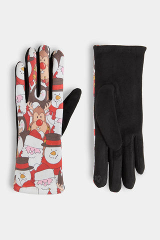Santa and friends Touchscreen Glvoes