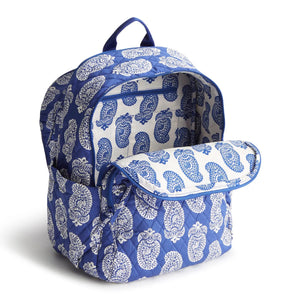 Vera Bradley Bancroft Backpack Iconic Paisley Deep Ultramarine