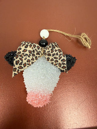 Black Elsie Cow Clean Cotton Freshie