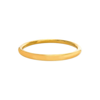 Water Resistant Chunky Gold Bangle Bracelet