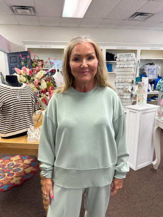 Sage Crew Neck Sweatshirt