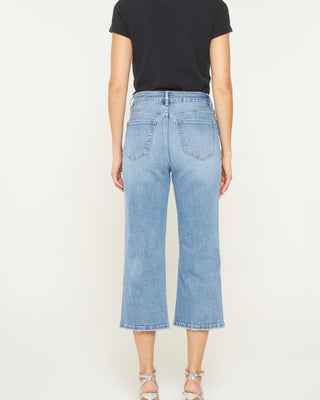 Mica Denim Super High Rise Straight Capri Jean