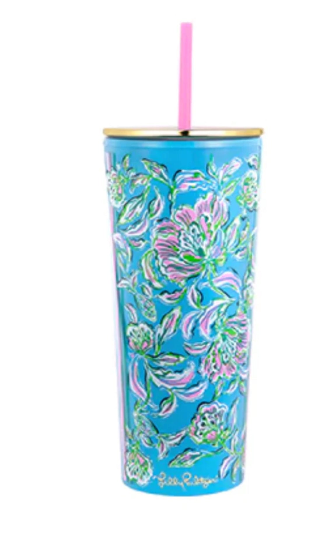 Lilly Pulitzer Tumbler With Straw