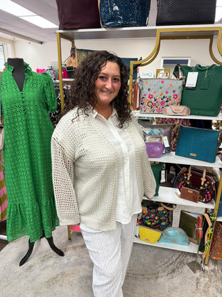 Whatever You Think Silver Cardigan