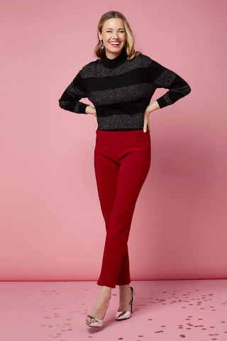 Georgie Tango Red Rivet Detail Pants