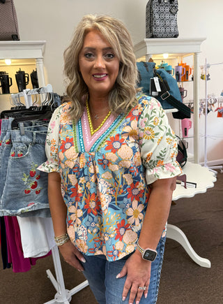 Artfully Yours Embroidered Top