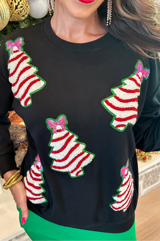 PREORDER- Bow Christmas Treat Pullover