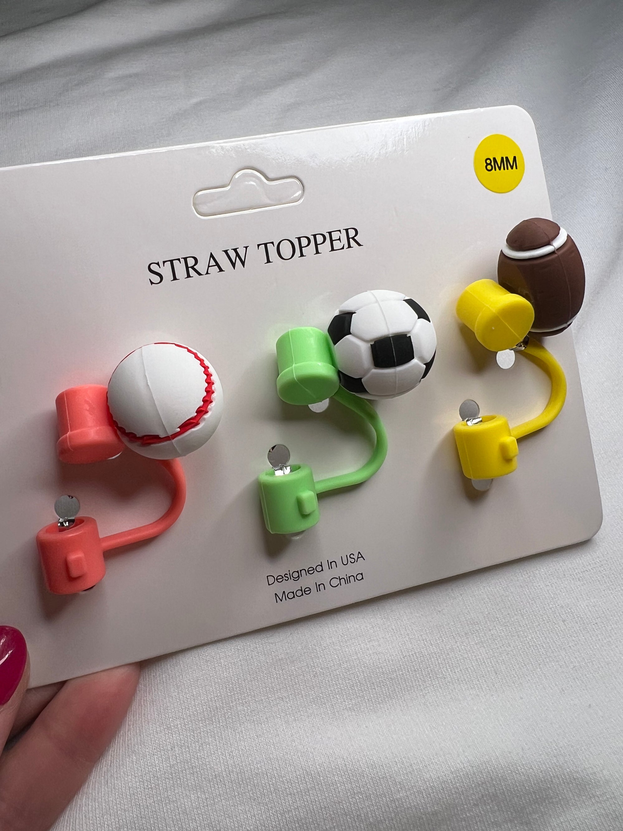 Fun Straw Toppers 3 Pack
