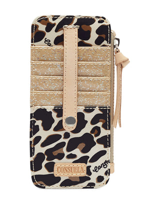 Consuela Card Organizer Mona Brown Leopard