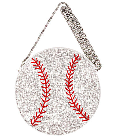 Baseball Beaded Bag