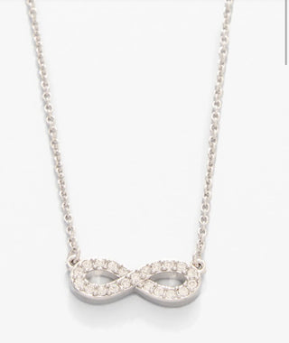 Spartina Necklace 18" Eternally Grateful/Infinity Silver