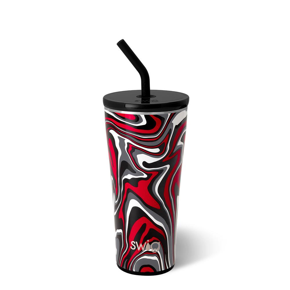 Swig Fanzone Black + Red Drinkware