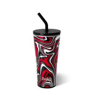 Swig Fanzone Black + Red Drinkware
