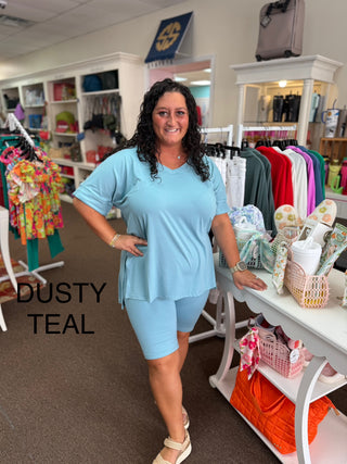 Assist Me V-Neck Top & Short Set