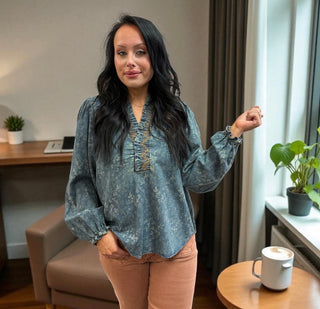 Dusty Denim Dreams Top