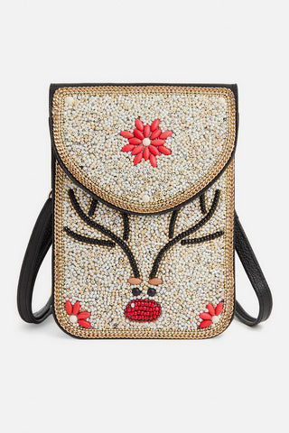 Artisan Beaded Holiday Crossbody