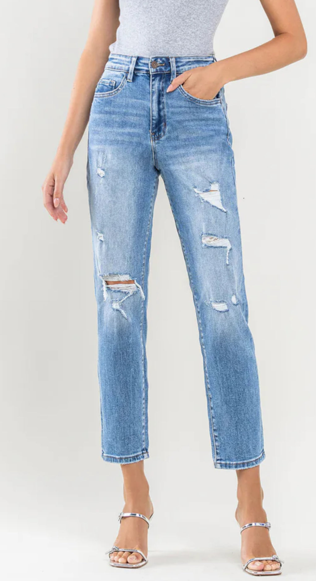 Vervet Jeans Scratch Mom Jeans