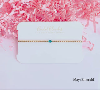 Birthstone Swarovski Bracelet
