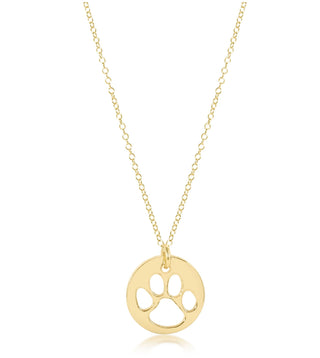 Enewton 16" Necklace Gold Paw Print