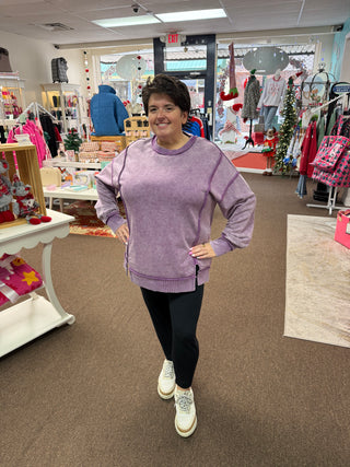 Purple Exposure Sweatshirt