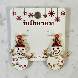 Jeweled Frosty Earrings