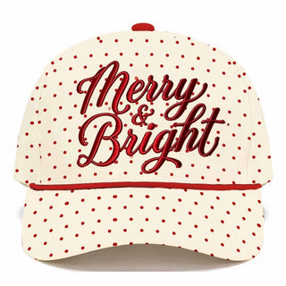 Merry & Bright Polka Dot Hat