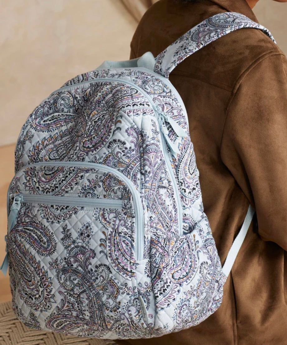 Campus Backpack Soft Sky Paisley