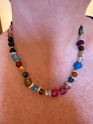 Multi Gem Necklace