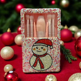 Blingy Makeup Brush Set w/ Case