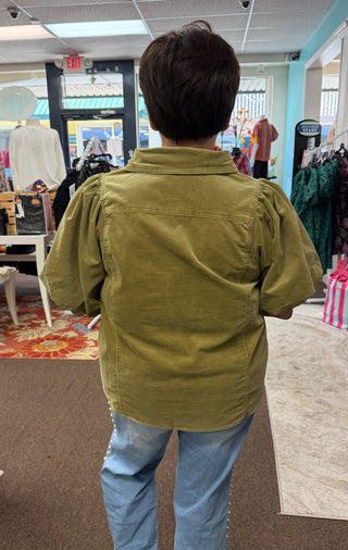 Puff & Polished Green Tea Top