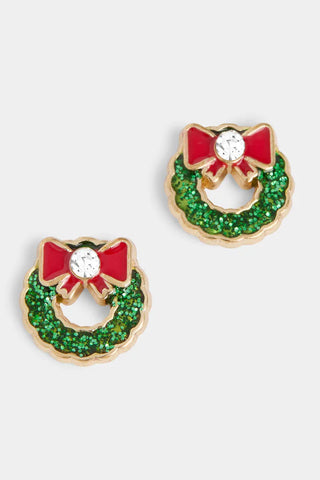 Christmas Wreath Studs