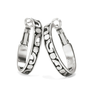 Contempo Small Hoop Earrings silver OS