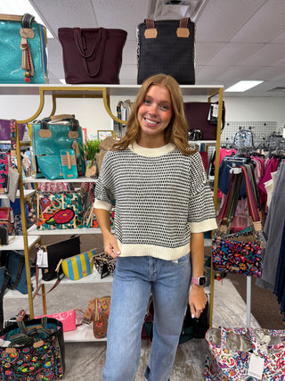 Arianna Short Sleeve Sweater