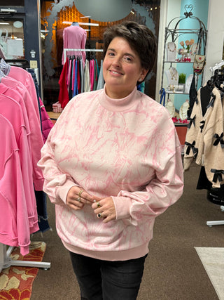 Command Camo Mock Neck Sweatshirt