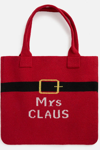 Mrs. Claus Knit Tote