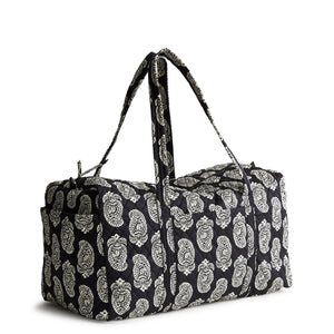 Vera Bradley Large Original Duffel Iconic Paisley Moonless Night