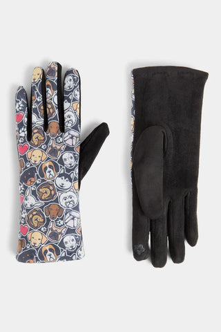 Dog Lover Touchscreen Gloves
