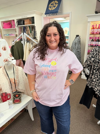 Blessed Is She Comfort Colors Tee