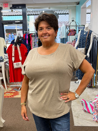 Pamila Mocha T-Shirt