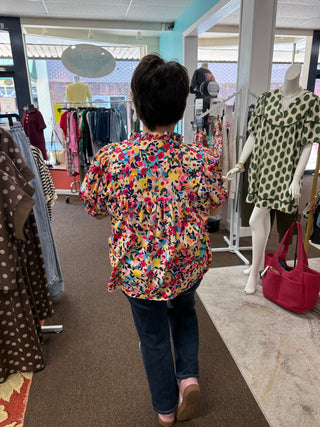 Blooming With Color Top