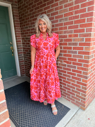Fresh Picked Floral Midi Dress