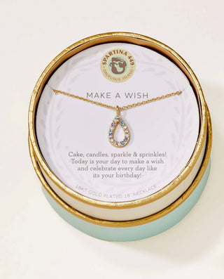 Spartina Necklace 18" Make A Wish/Flame