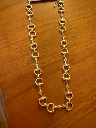 Horsebit 16"-18" Necklace
