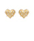 Pearl Heart Post Earrings