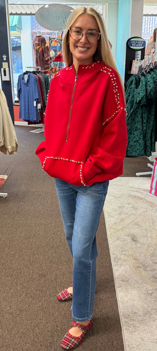Jewel Of My Eye Red Hoodie