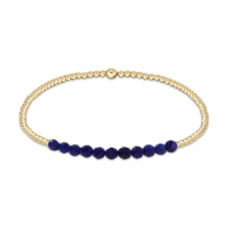 Enewton Gold BLiss 2mm Bead Bracelet Lapis