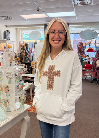 Cross Hooded Sweatshirt