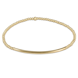 Enewton Classic Gold 2mm Bead Bracelet Bliss Bar