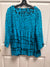 A23504TM 3/4 Dolman Sleeve Detail Turquoise Tunic