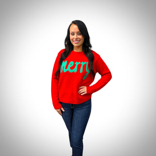 Merry Sweater Red & Green